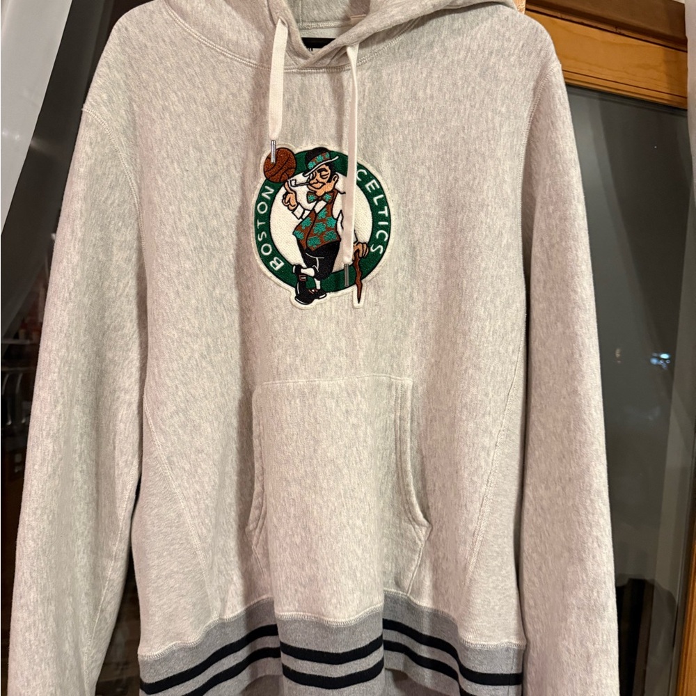 Todd Snyder Gray Boston Celtics Hoodie